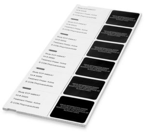 drug labelling sickers