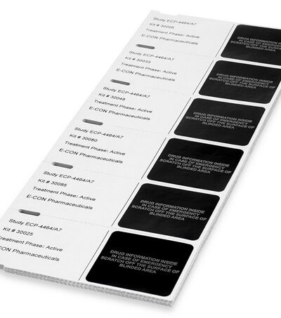 drug labelling sickers